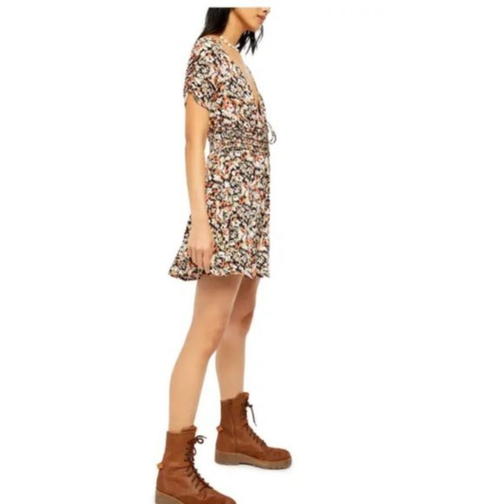 Free People Forget Me Not Floral Minidress. - Picture 2 of 4